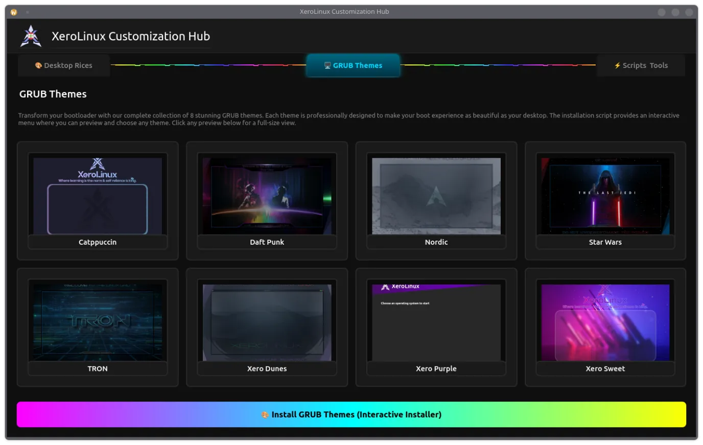 XeroLinux Customization Hub